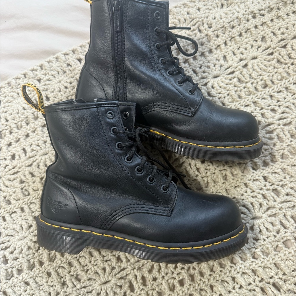 Dr. Martens Black Leather Boots